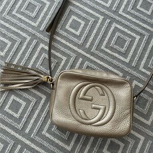 Authentic Gold GUCCI Bag